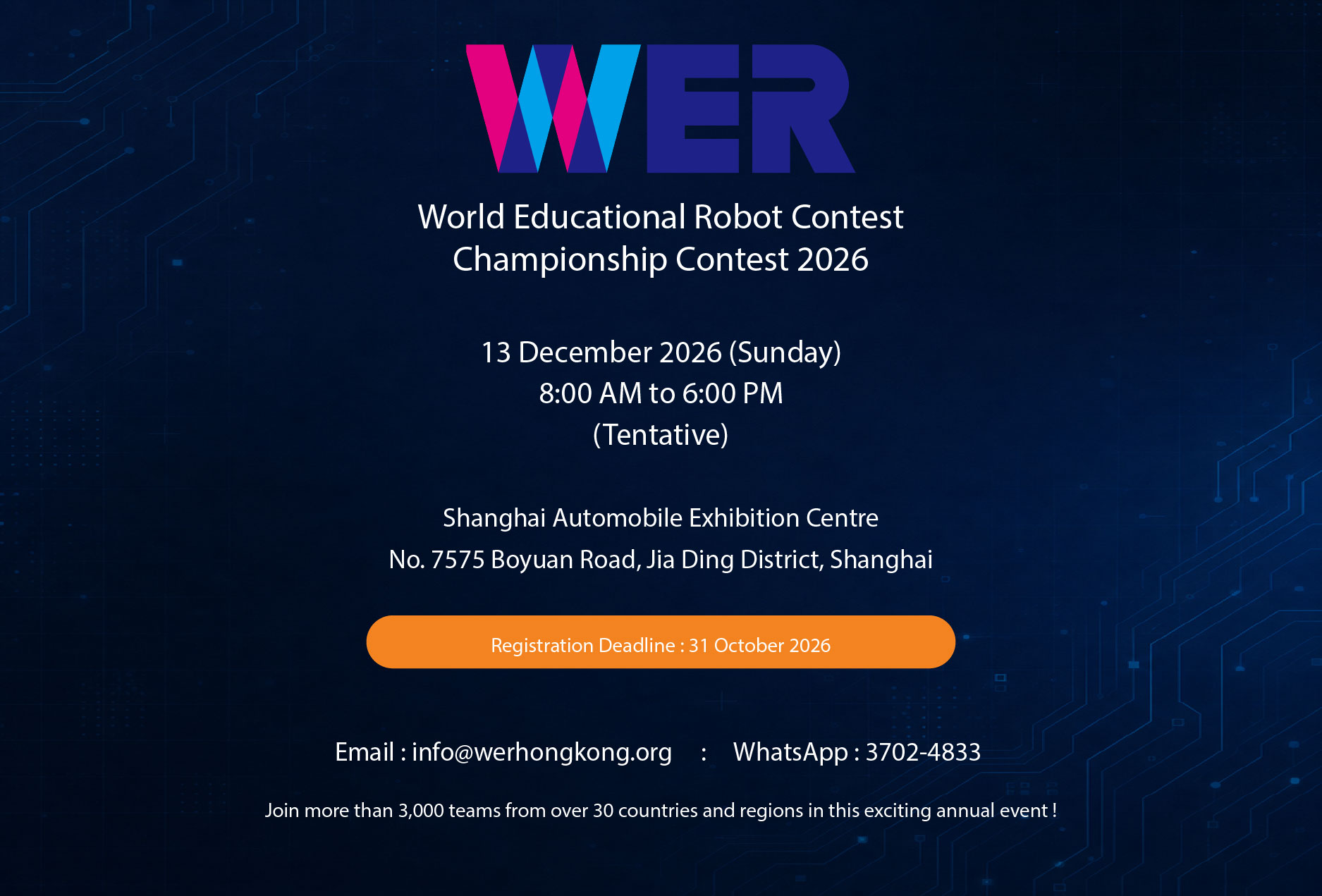 WER World Championship 2026